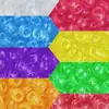 Cuentas de Barril 6*9mm Cuentas Pony Transparentes Agujero Grande Trenzado de Rastas Materiales Hechos a Mano Cuentas para Hilo Cuentas Sueltas Accesorios para Joyería DIY