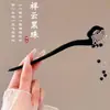 Nuevo Pasador de Madera Estilo Chino para Mujer, Pasador de Borla de Alto Nivel Estilo Antiguo, Pasador Versátil para Recogidos en la Parte Trasera de la Cabeza, Accesorio para el Cabello