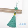 Colgante de borla con nudo chino pequeño de 6 cm, accesorios para marcapáginas, bricolaje, colgante pequeño para orejas colgantes, fabricantes al por mayor