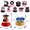 Adornos de Panal para Graduados Nuevos Transfronterizos, Suministros de Decoración para Fiestas de Temporada de Graduación Universitaria, Decoraciones de Mesa