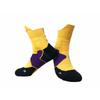 Calcetines de Baloncesto de Media Pantorrilla con Bloques de Color Personalizables con Malla Transpirable Disipación de Calor y Calcetines Deportivos Antideslizantes para Adultos y Niños Entrenamiento y Competición
