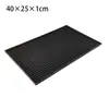 Venta directa de fábrica nuevo posavasos de bar de silicona negro cuadrado rectangular redondo de alta calidad
