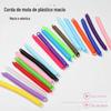 Novo cordão de mola colorido faça você mesmo corda de linha telefônica corda de mão pingente chaveiro capa de celular pingente cordão