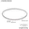 Pulseira Oumika T Family Fivela Zircônia Diamante Completo Aço Inoxidável Cravejado à Mão Europeia e Americana Transfronteiriça Simples Pulseira de Luxo Leve