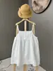 Vestido de verano con patchwork de encaje estilo bosque, reversible, plisado, de longitud media, capa sobre capa, de algodón de bambú y lino para mujer