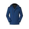Chaqueta polar para hombre, marca de moda transfronteriza, color contrastante, pareja, desmontable, tres en uno, chaqueta de montañismo impermeable