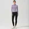 Hermoso Conjunto de Chaqueta para Yoga de Otoño e Invierno, Nueva Chaqueta Deportiva con Cremallera y Cuello Alto, Ropa de Fitness, Práctica de Pilates