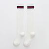 Medias de tres rayas de nivel alto, tubo largo y calcetines hasta la rodilla, otoño e invierno, calcetines de algodón JK japoneses para pantorrilla, medias apiladas, medias de tres rayas de nivel medio