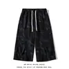2026 Verano Nuevo Estilo Hombres Personalizados Tie-Dye Fresco Pantalones Cortos Holgados Talla Grande Por Encima de la Rodilla Pantalones de Hombre