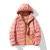 Chaqueta de plumón ligera de grafeno para hombre y mujer, abrigo con capucha casual cálido a prueba de viento para otoño e invierno, estampado personalizado