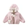 Chaqueta de Algodón Doble Cara de Invierno para Niñas 2026 Nueva Elegante Versátil Ropa de Algodón con Felpa para Niños Abrigo de Algodón para Niña Moderno