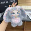 Pingente de Coelho Fofo Popular para Bolsa Acessórios de Coelho Lolita Adorável Coelho de Orelhas Caídas Pelúcia Brinquedo Presente