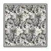 130cm Inverno Nova Planta Selva Animal Seda Imitação Lã Borla Xale Feminino Cachecol Quadrado Grande Cachecol Quente para Exterior