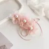 Nuevo Estilo 2026 Pinza Vertical de Plátano Ins con Flor de Perla para Mujer, Accesorio de Cabello de Alta Gama para Cola de Caballo y Peinado Recogido