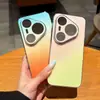 Aplicable a Funda de Teléfono Electroplateada Mate Huawei Pura90Pro P80 Degradado Dos Tonos Gama Alta 70 Protección contra Caídas