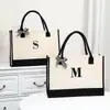 Amazon al por mayor transfronterizo bolsa de lona en blanco publicitaria logo imprimible bolsa de algodón de mano DIY pintada a mano