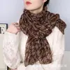 Pañuelo de Seda Estilo Bali Bosque, Pañuelo de Seda Tacto Algodón Estilo Pastoral, Chal Cálido y Resistente al Frío para Viajes de Otoño e Invierno, Pañuelo de Seda de Moda para Madre