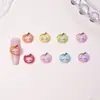 Nuevo Gato Kt Cabeza Estilo Japonés Dibujos Animados Joyería para Uñas Resina Lindo Estéreo Accesorios para Uñas Aretes DIY