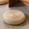 Cojín Futón de Paja Esterilla Japonesa para Balcón Arrodillarse Esterilla de Adoración Esterilla de Meditación Taburete para Sentarse en el Piso de la Sala de Estar Esterilla Tatami para el Hogar