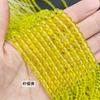 Cuentas Redondas Lisas de Cristal Transparente Material para Pulsera Pendientes Pasador Estambre de Flor Hecho a Mano DIY Cuentas Redondas de Cristal con Agujero