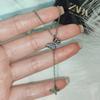 Collar de Mariposa Mujer Sueño de Mariposa Primavera Nicho Colgante Lujo Ligero Alto Sentido Regalo Cadena Clavícula Chapada en Plata Venta al Por Mayor de Fábrica