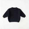 Suéter Redondo para Bebé, Chaqueta Tejida de Otoño e Invierno para Niños y Niñas, Fuente de Suministro Exclusiva para Exportación Transfronteriza