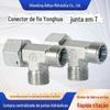 Conexões de Tubo de Óleo de Alta Pressão em Estoque Mangueira Hidráulica Rosca Imperial Rosca Interna Conector Cotovelo Crimpagem de Mangueira