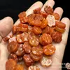 Jade Vermelho Jadeíta Flor de Transferência 12x4mm Contas Soltas Atacado DIY Joias de Jade Pulseira Brincos Acessórios de Flor de Ameixa Jade