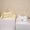 2026 Bolsa Pequena Transversal Plissada Leve para Estudantes Estilo Desenho Animado de Menina Bolsa de Ombro com Cordão Bolsa de Mão para o Trabalho Sob o Braço Bolsa Feminina