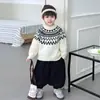 Suéter de Otoño/Invierno para Niños 2026 Nuevo de Finales de Otoño de Manga Larga Tejido de Lana Suéter Pulóver Casual Cálido Top Festivo