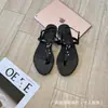 Sandalias Planas de Metal con Hebilla para Mujer, Verano, Punta Redonda, Transpirables y de Secado Rápido