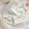 Roupa íntima de algodão puro, algodão feminino, primavera e verão, cintura média, sem rastros, sem clipe, quadril 10A, antibacteriano, virilha, respirável, shorts para meninas