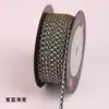Nudo de Dragón Suave Degradado Escama de Dragón Pequeña Cuerda 2mm Joyería de Oro DIY Pulsera Trenzada Pulsera Línea de Joyería Venta Directa de Fábrica