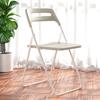 Silla Plegable Nórdica Simple para Hogar Casual con Respaldo Silla de Restaurante Taburete Alquiler para Exposición Silla de Capacitación de Plástico