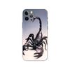 Adecuado para funda de teléfono de escorpión oscuro de marca de moda personalizada para iPhone 15