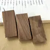 Nogueira preta Faia pinho sândalo lã material especificação carimbo de material marcador de página material pequeno bloco de madeira acessórios de madeira processamento personalização