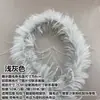 Tiras de Plumas de Avestruz Sintéticas para Decoración de Escenario, Puños de Ropa de Espectáculo, Accesorios, Pijamas, Dobladillo de Falda, Adorno de Encaje