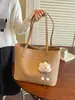 Bolso tote retro de color sólido para mujer 2026, moderno y versátil, bolso de hombro de gran capacidad para el día a día, bolso de mano estilo coreano