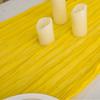 Bali Yarn Tecido Amassado Bandeira de Mesa Estilo Europeu Torcido Toalha de Mesa Decoração de Festa de Casamento Plissado Estilo Boêmio Natal Queijo