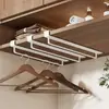 Prateleira de Pendurar Sob o Armário Artefato Gancho Sem Furo Prateleira de Armazenamento Multifuncional para Cozinha Interior da Porta do Armário Prateleira de Armazenamento