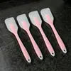 Espátula de Silicona Integrada Semitransparente para Mezclar Crema, Raspador de Mantequilla para Pasteles, Herramienta para Hornear, Raspador Semitransparente