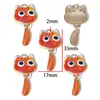 Joia de Liga com Estampa de Gotejamento de Óleo Pingente de Gatinho Pulseira DIY Colar Chaveiro Pingente Decorativo W817