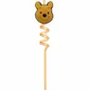 Dibujos animados Winnie the Pooh Pajitas Espirales de Colores Pegatinas Creativas para Pajitas Decoración de Fiesta Pajitas Curvas Venta al por Mayor Transfronteriza