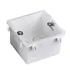 Caja auto-roscante universal 86 caja de registro interruptor enchufe caja inferior retardante de llama PVC oculto caja oculta opcional rojo, azul y blanco