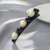 Celebridade da Internet Presilha Lateral Strass Franja Presilha Artefato para Trançar Estilo Camada Dupla Fixa Grampo de Cabelo Palavra Única Torcedor de Cabelo