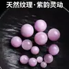 Cuentas Sueltas de Kunzita Natural Cuentas de Amatista de Alta Calidad Pulsera Trenzada Hecha a Mano para Bricolaje Collar Cuentas Redondas