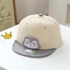 Touca de Bebê Desenho de Pinguim Fofo para Primavera e Outono, Chapéu de Sol à Prova de Vento para Uso Externo para Meninos e Meninas de Todas as Idades