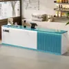 Mostrador de Bar Mostrador de Caja Mostrador Comercial Catering Tienda de Té con Leche Café Bar de Agua Gabinete Integrado Lujo Ligero Sensación de Gama Alta Recepción