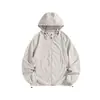 Ropa de Protección Solar para Exteriores para Hombre Ropa Refrescante con Capucha para el Sol para Hombre Moda Casual Color Puro Ropa de Protección Solar UPF50+ Chaqueta para Pareja