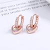 925 Sterling Silver Love Rai Diamond Brincos Estilo Coreano Feminino Novo Design Distinto Sense Brinco Brinco Simples ins Joias Elegante Orelha